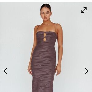 Elegant gray  Evening Dress